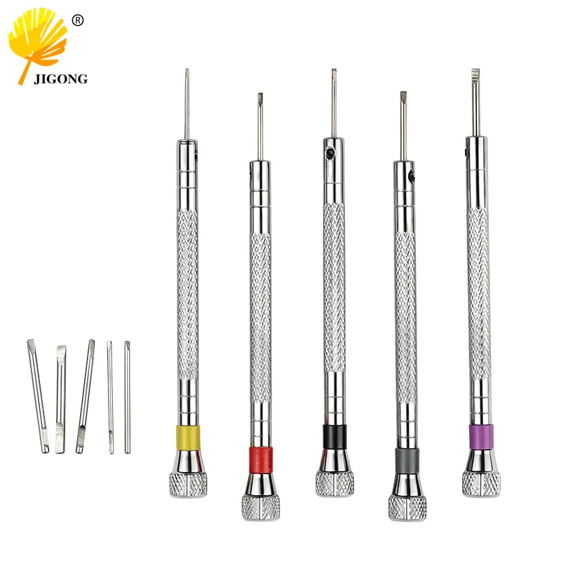 5Pcs Watch Repair Screwdriver Set Multi‑Purpose Screwdriver  for Watch Eyeglasses Computer Maintenance Repair Accessories