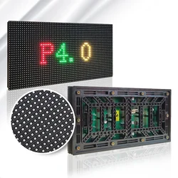 Outdoor P4 LED Screen Panel Module 256*128mm 64*32 Pixels 1/8 Scan 3in1 SMD RGB Full Color P4 LED Display Panel Module