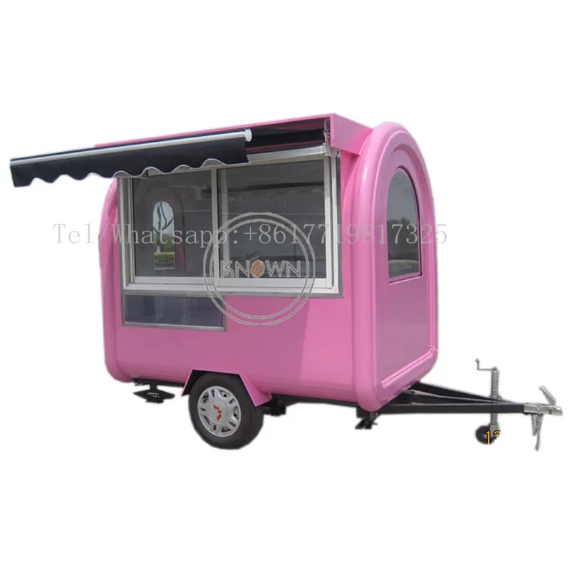 220H street mobile food truck with awning hot dog cart food van