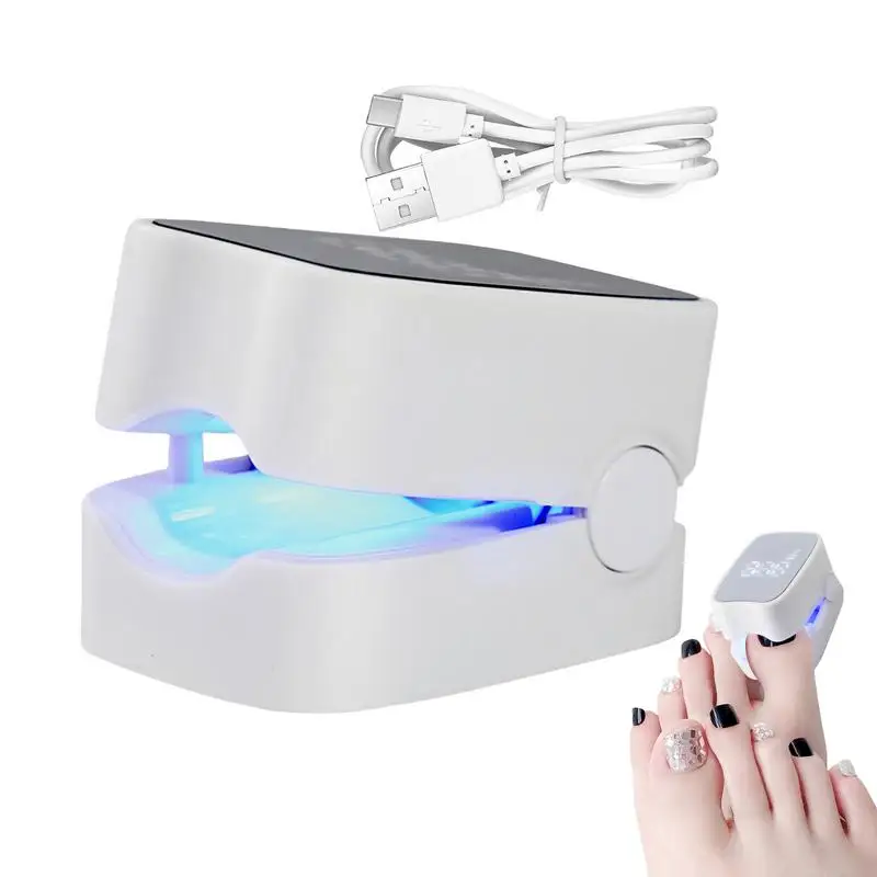 LED Nail Lamp Digital Display LED Fingernail Light USB Charging Nail Dryer Lamp for Nails Gel Polish Fast Curing Dryer Drying