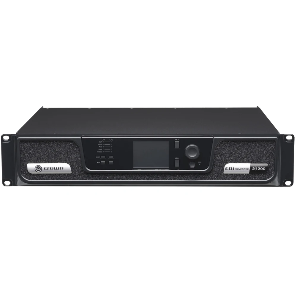 AMPLIFICADOR DE POTENCIA Crown CDi2-1200 con tecnología DriveCore, Control y monitoreo de red, salida directa de 70/100V RMS y DSP