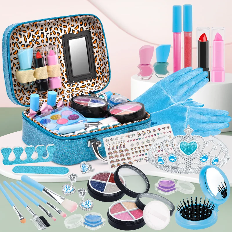 2022 1PC Pretend Play Make Up Toy Simulation Cosmetic Makeup Set Princess Play House Kids Educational Toys for Girls Gifts