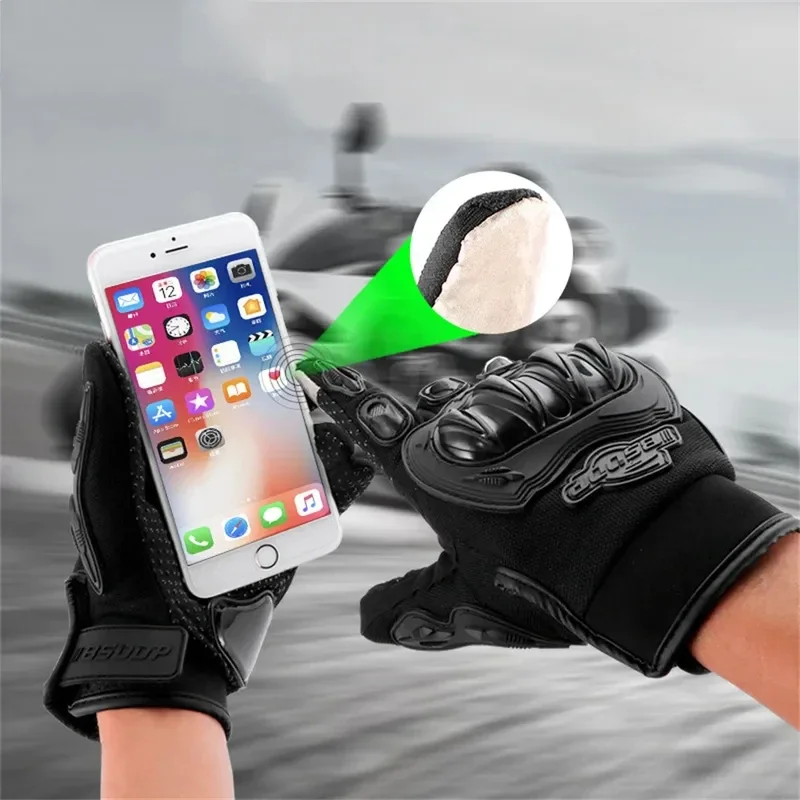 

Summer Breathable Motocross Motorcycle Gloves Full Finger Luvas Outdoor Sports Protection Waterproof Racing Riding Accessories