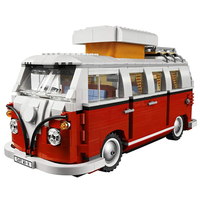 1354PCS Volkswagen T1 Camper Bricks Van Car Model Bluding Blocks High-Techc Ideas Bus Compatible Technical 10220 Toy Kid Gift