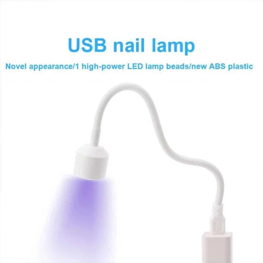 Mini Nail Dryer Uv Led Nail Lamp Foldable Curing Lights Desk Lamp For Nail Gel Polish Quick Dry Nail Art Dryer Manicure LULAA Mi