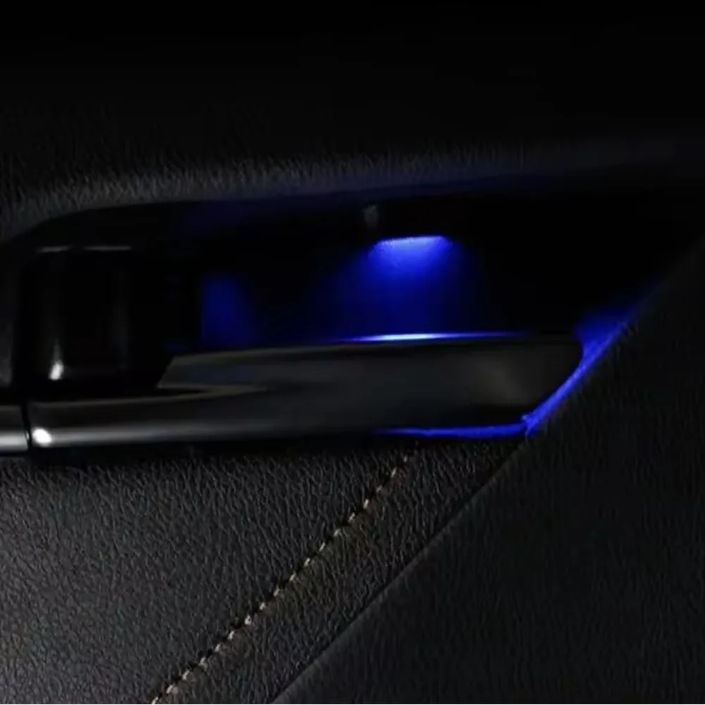 Car LED Door Bowl Armrest Atmosphere Light Interior Lights Bowl Handle Frame Light for Toyota Camry2019 2020 2021 2022 2023