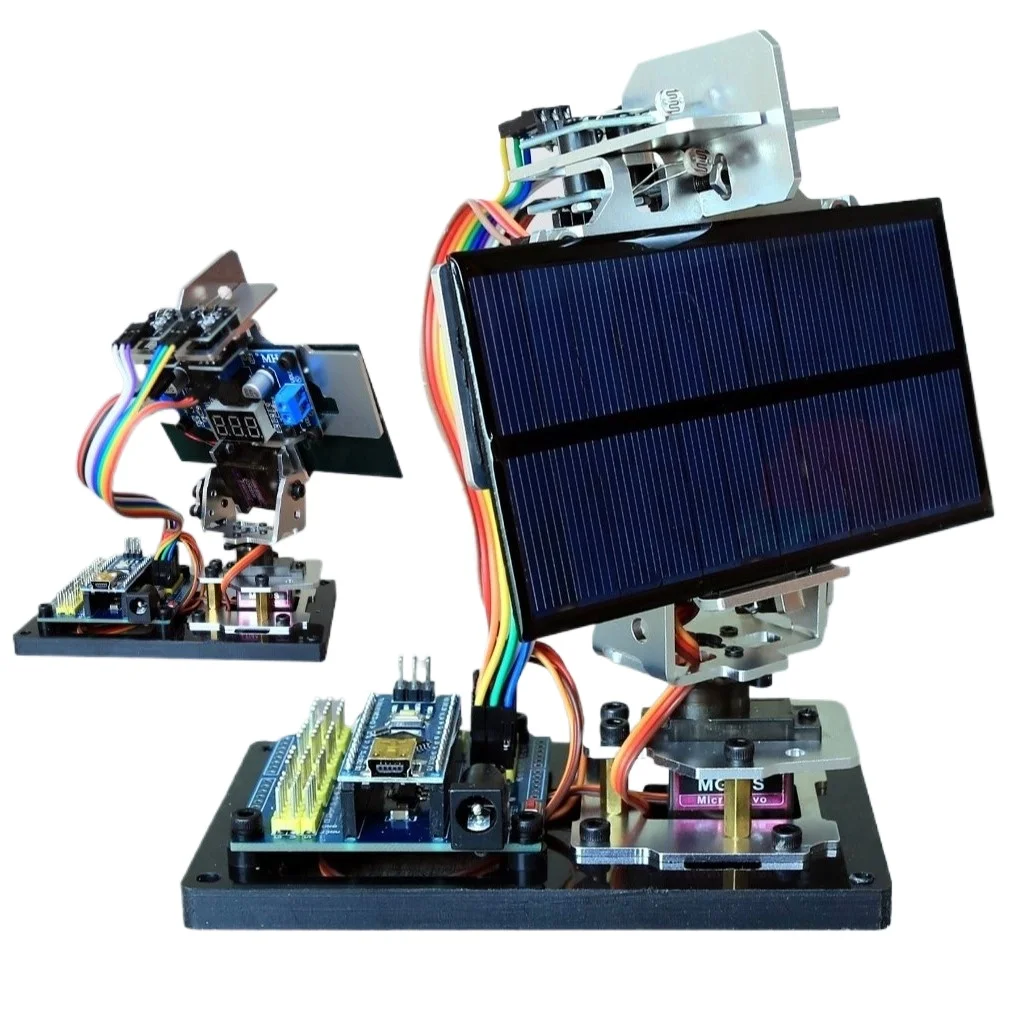

Arduino DIY умное устройство для чеканки и слежения солнечного света, создатель электроэнергии, проект небольшого производства, радар для чеканки света