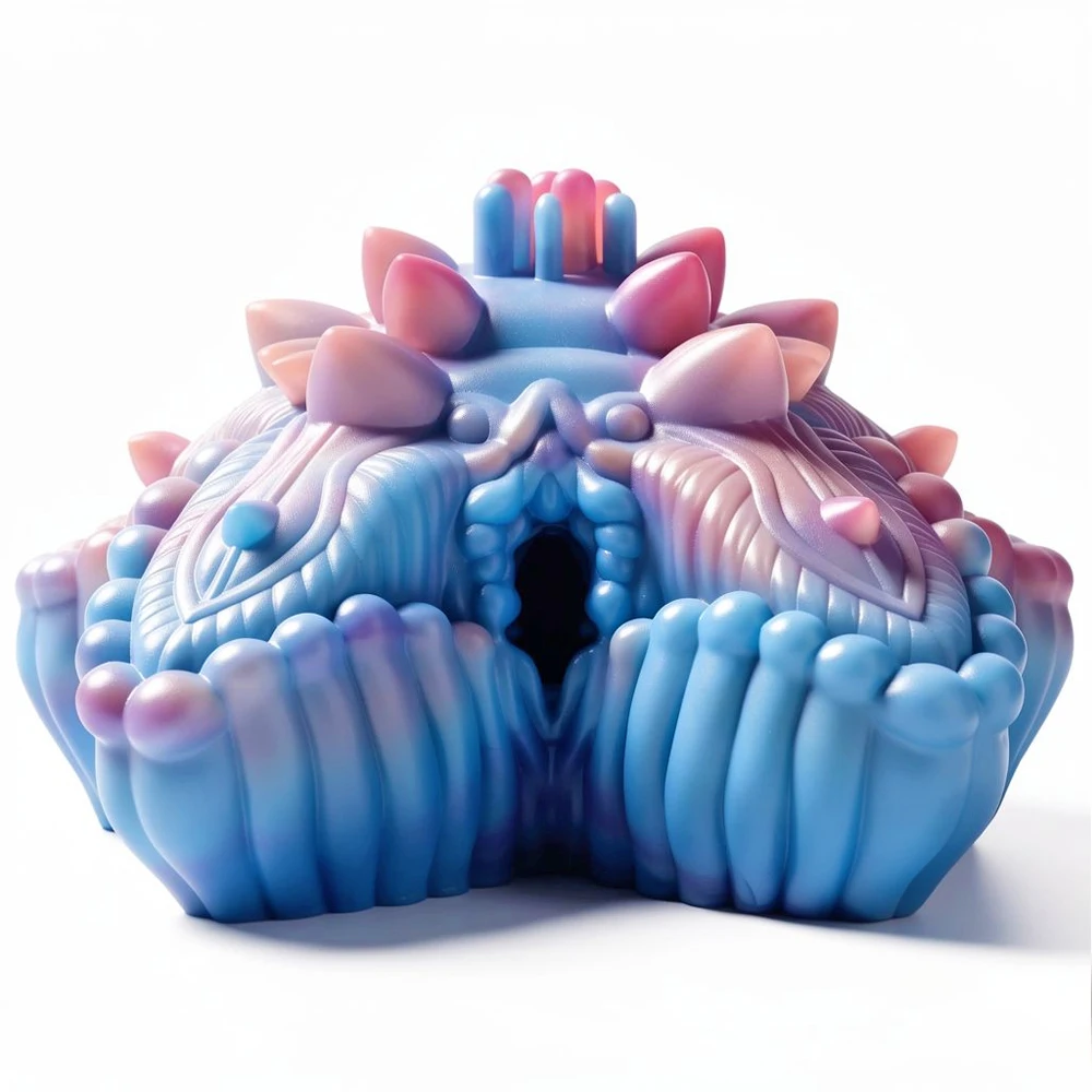 Starfish Shaped Silicone Sex Toy for Men Fantasy Stroker Monster Body Soft Silicone Thick Realistic Pussy Male Masturbation Cup