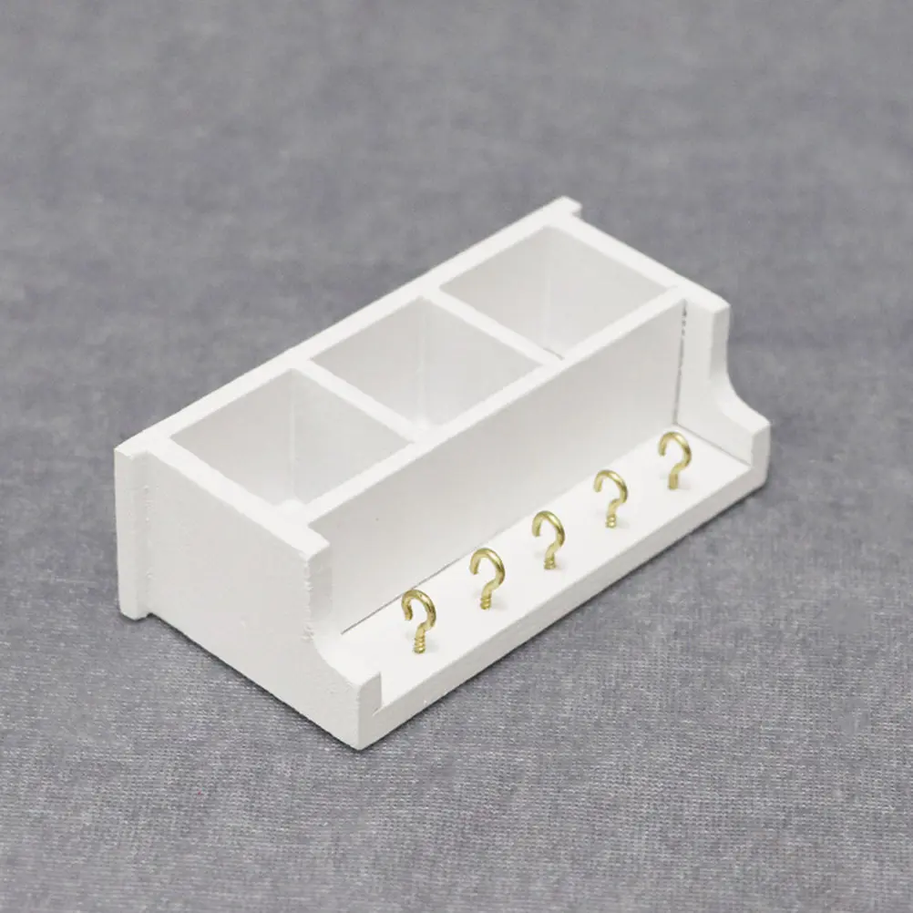 

1 шт. высококачественная деревянная мини-полка для декора миниатюрного домика, аксессуар для мебели своими руками, реалистичная детализированная миниатюрная витринная полка