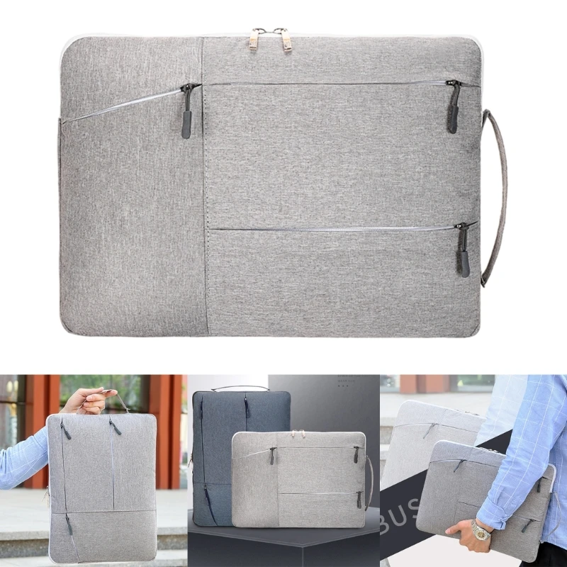 Notebook Sleeve Handbag Splashproof Laptop Case for 13-15.6in Computer Anti-scratch Carrying Case Protective Bag Protabl