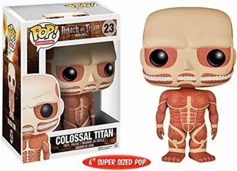 NIEUWE Funko Pop Attack On Titan BATTLE Levi # 1169 235 #   KONINGIN HISTORIA 1170 #   COLOSSAL TITAN # 23 # Actiefiguren verzamelspeelgoed 233