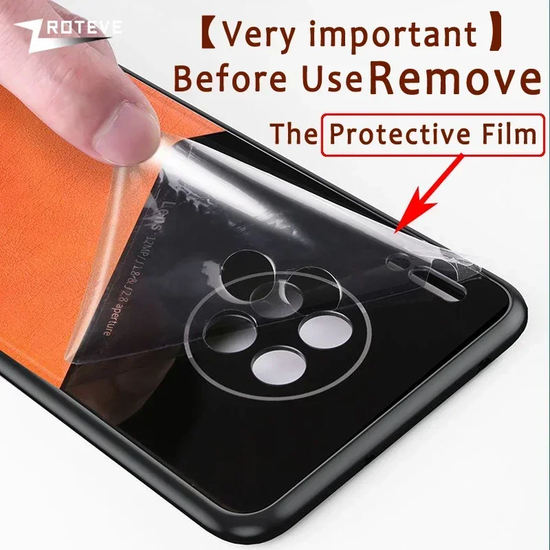 For PocoM6 Case Zroteve PU Leather Car Magnetic Hard PC Cover For Xiaomi Poco M6 Pro Xiomi Mi Pocophone M5s M5s Phone Cases