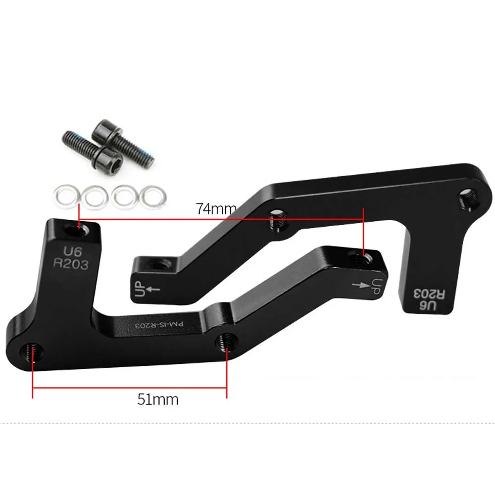 Bike Aluminium Alloy Rotors Bike Accessories 180/203mm Brake Adapter Disc Brake Adapter Bike Disc Brake Disc Brake Rotors