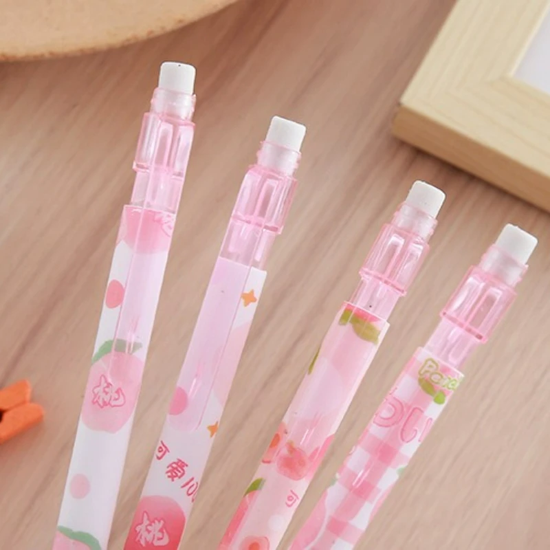 Kawaii Mechanical Pencil Set 0.5mm 2B Refill Cute Cartoon Automatic Pencils School Office Supplies Child Gift Statione