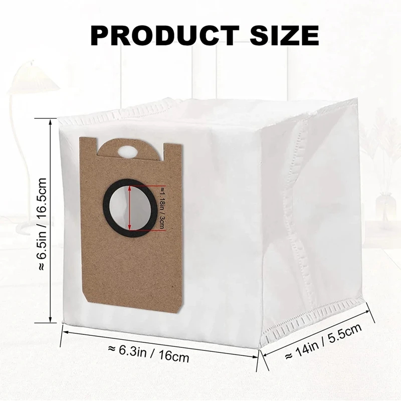 كيس غبار لـ Proscenic M7 Pro M7 Max M8 Pro ، Kyvol ، Cybovac S31 ، Uoni V980 Plus Q6 ، ملحقات فراغ الروبوت ، الترويج