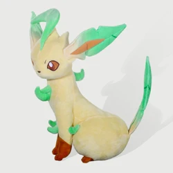 New Japan Cartoon pokemon Characters Kawaii Leafeon 32cm Plush toy High Quality Stuffed Animals doll Children's Birthday Gifts