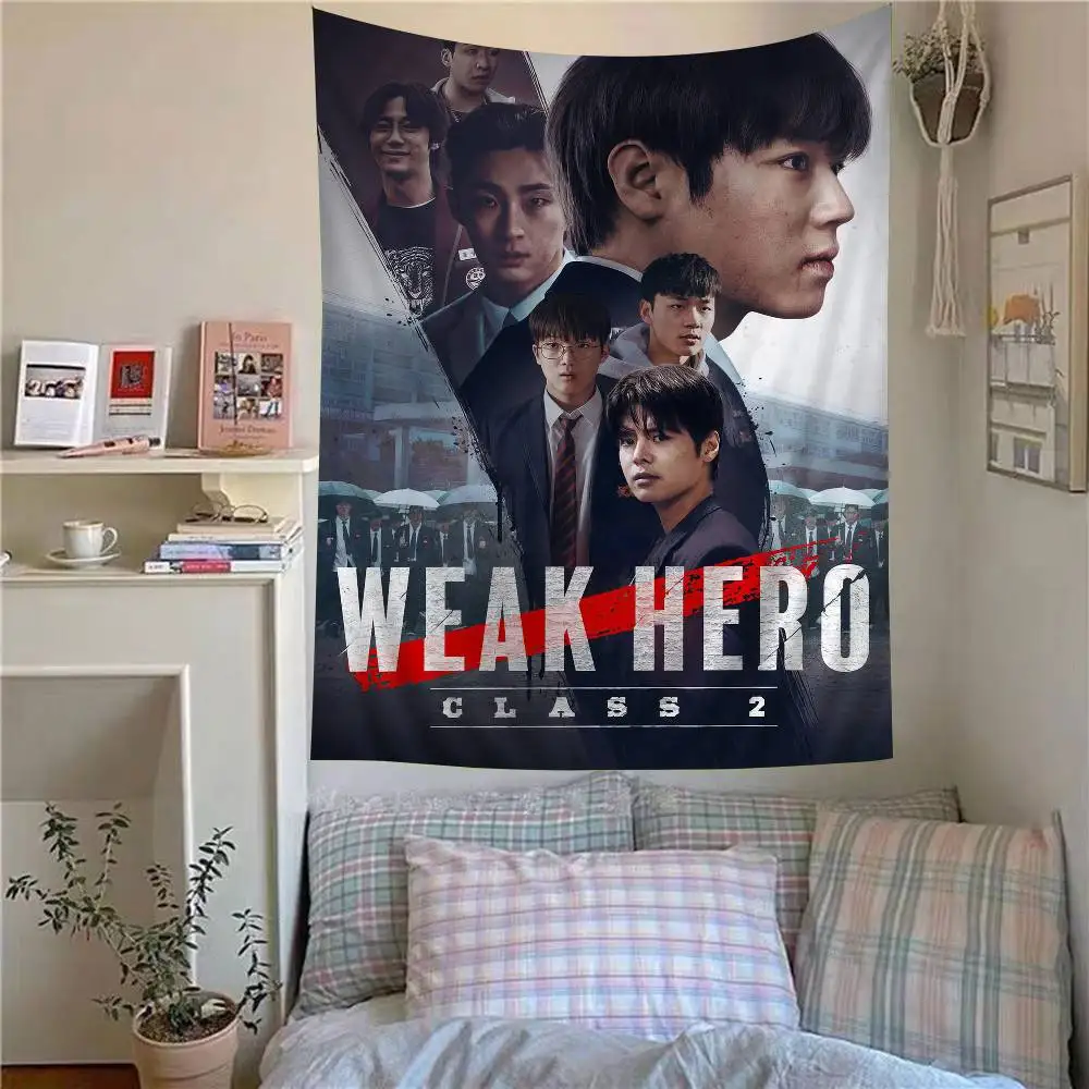 المسلسل التلفزيوني الكوري W-Weak Hero Class 1 2 مطبوعة قماش مزخرف جداري كبير الهندي بوذا الجدار الديكور السحر البوهيمي ديكور