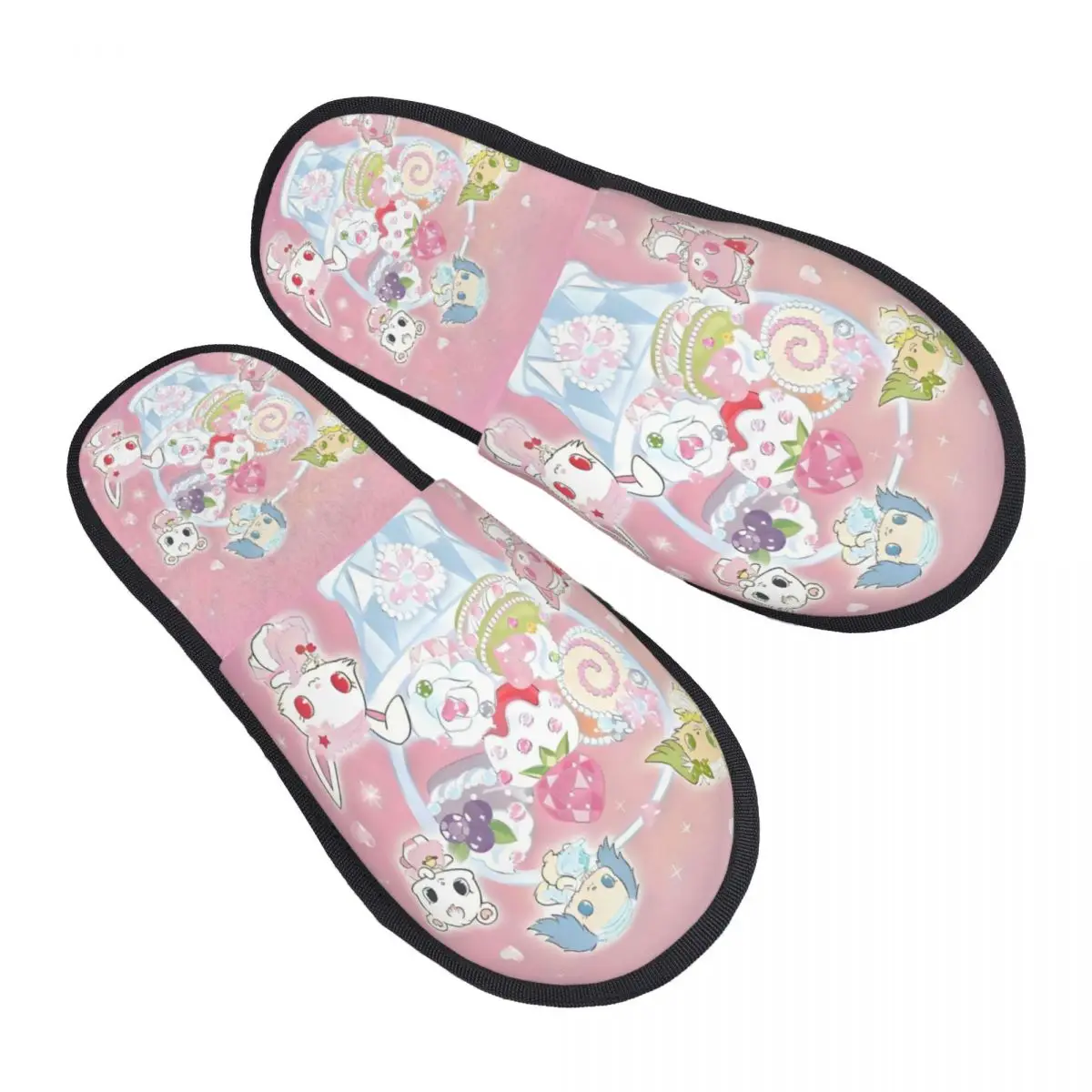 

Пользовательские Sanrio аниме Jewelpet гостевые тапочки для спальни женские домашние тапочки Kawaii с героями мультфильмов