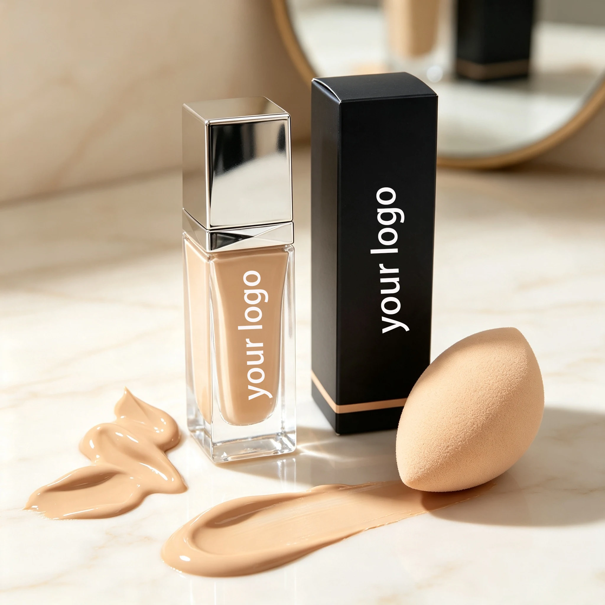 gold-cap-matte-foundation-deep-skin-tone-liquid-foundation-private-label-custom-logo-vegan-makeup-wholesale