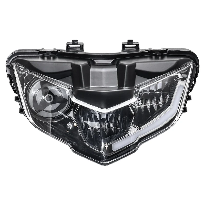 for New Product Sharingan Flowing light Motorcycle Headlamp For Yamaha Y15ZR V2 LC135-V8