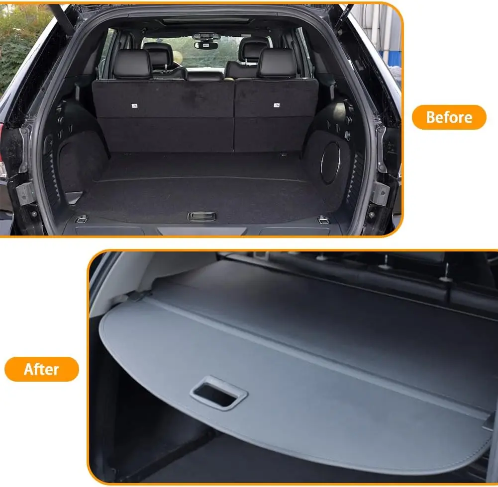 Cubierta de carga SUV retráctil para modelos 2022-2025: parasol de privacidad, protección antirrobo, fácil instalación