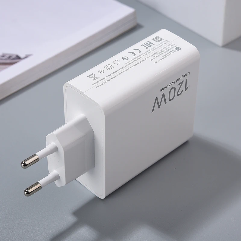Xiaomi Charger Turbo Fast Charge 120W EU US Hypercharge Gan Adapter For Redmi Note 12 13 Pro Plus 5G Mi 15 14 13 13T Pro Cable