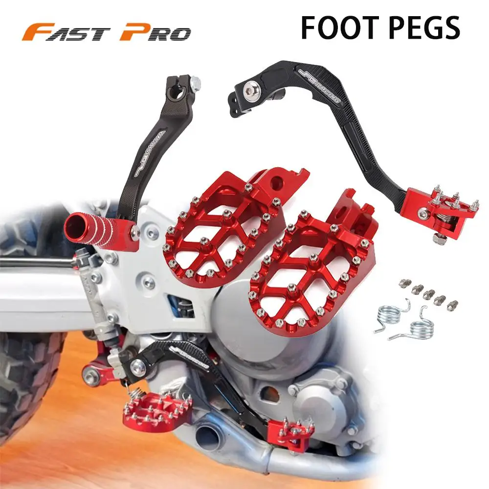 Motocykle tylne podnóżki podpórki dźwignia zmiany biegów dźwignia zmiany biegów pedał dla HONDA CRF250L CRF250M 2013-2020 CRF250RALLY 2017-2020 CNC