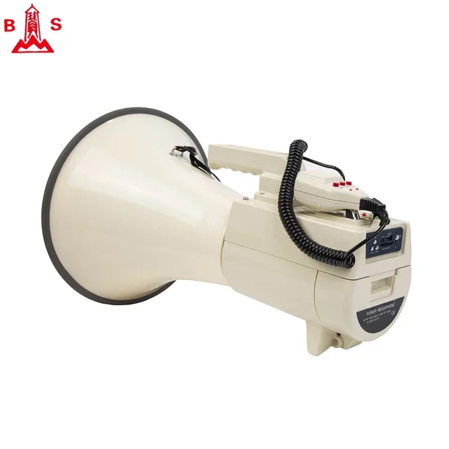 rechargeable lithium megaphone 100 W horn speaker outdoor high power megafono