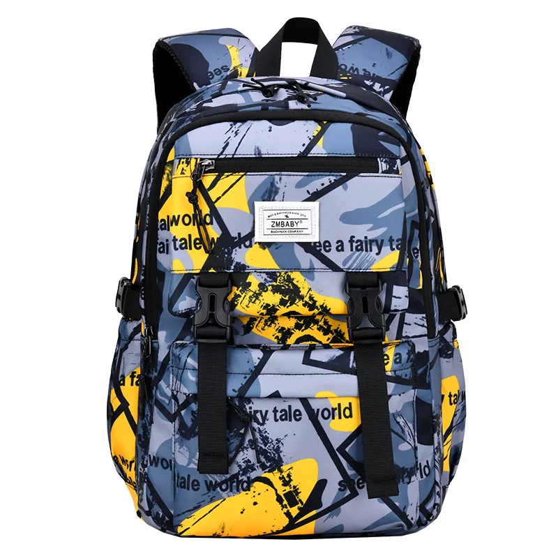 Adolescentes viagens mochilas mochilas exército verde camuflagem mochila estudante caneta laptop saco rugzak crianças mochila mochila escola Mochila