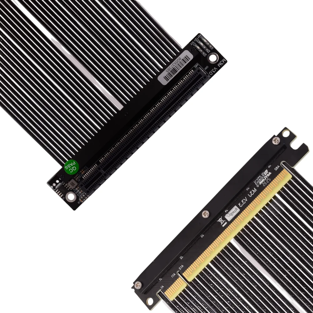 ADT-Link PCIe 4.0 x16 Riser Cable Double Reverse Graphics Video Card RTX 4090 RX7900xt GPU Extension Adapter For ITX A4