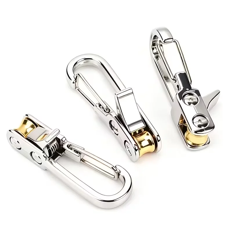 3Pcs Rope Tightening Tool Tensioner  Stainless Steel Hook Rope For Truck Cargo Clothesline Tent Camping Securing Tents Tool