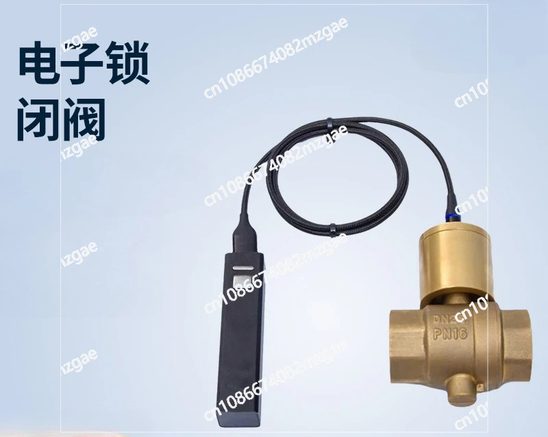 Electronic locking valve Ball valve Heating brass valve Switch Double turn water meter