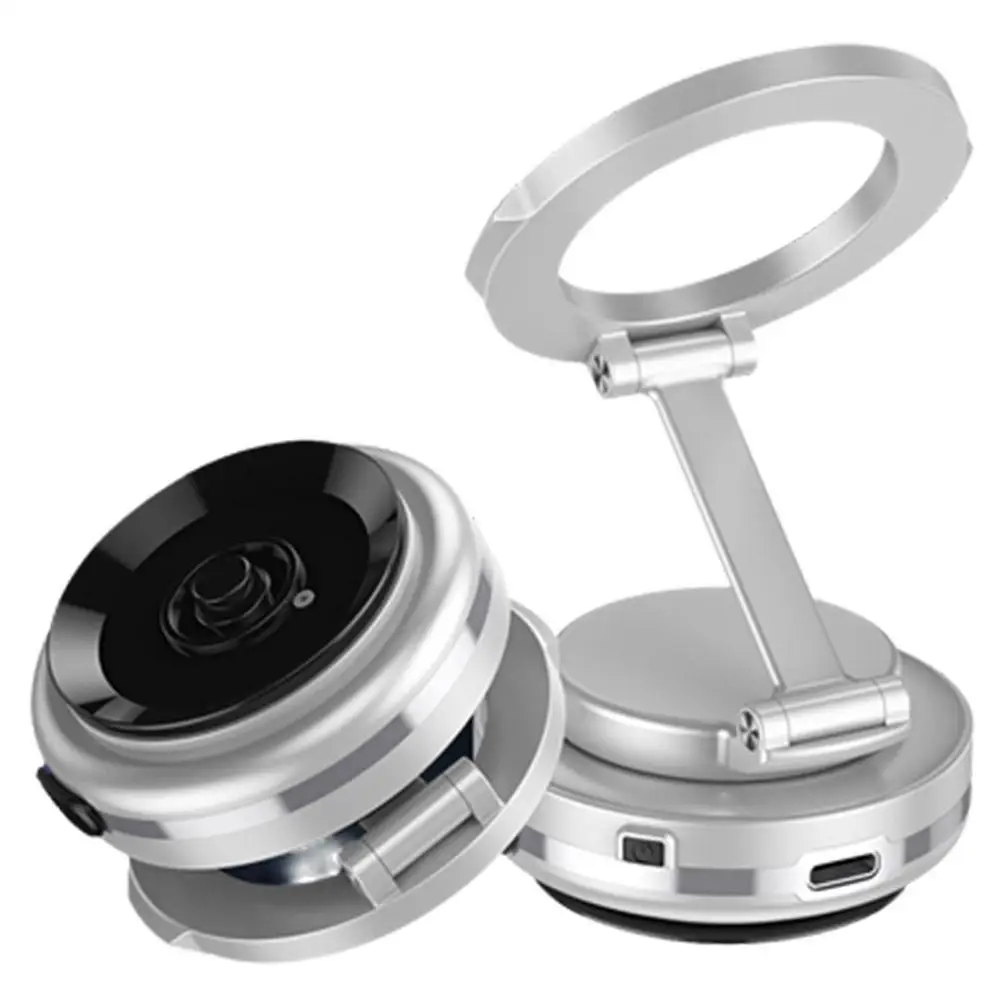 

Vacuum Adsorption Magnetic Support Phone Holder Center Control Instrument Panel 360 Degrees Rotating Stand Support