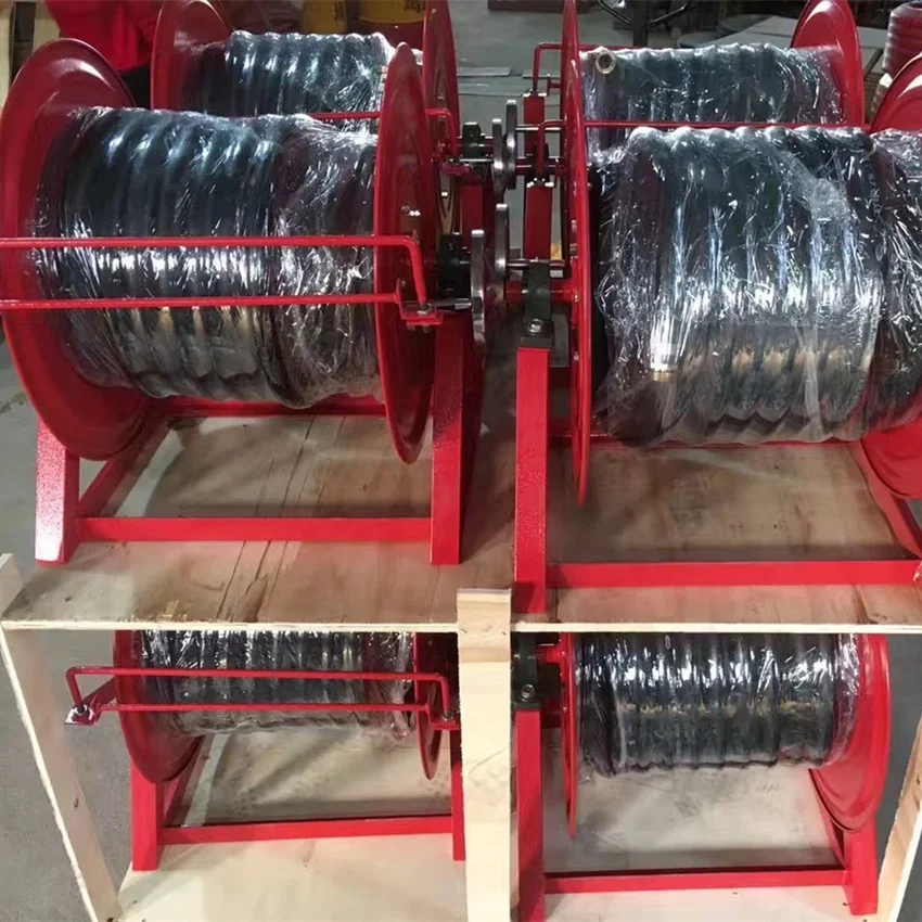 TLF 1"x50m Manico per tubo flessibile in gomma nera ad alta pressione Avvolgitubo per acqua australiano