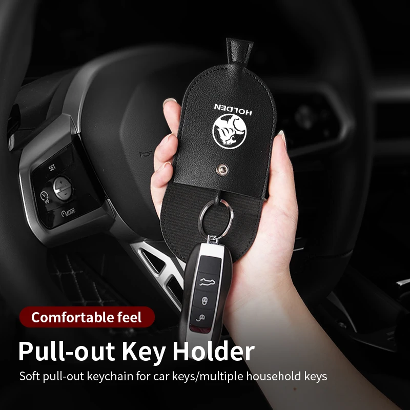 Car Key Case Leather Creative Pull Out Key Case Storage Bag For Holden HSV Commodore VT VX VU VY VZ VE view 3