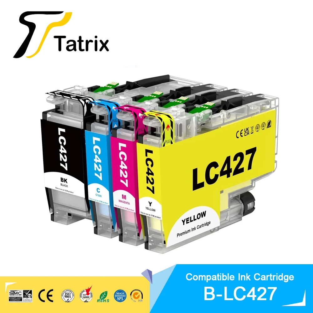 

Совместимый чернильный картридж Tatrix Standard LC427 для Brother HL-J6010DW, MFC-J5955DW, MFC-J6955DW, MFC-J6957DW, MFC-J6959DW