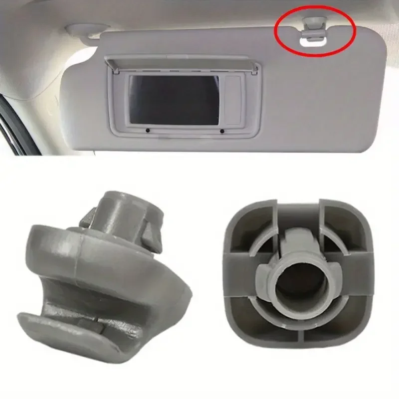 2PCS Car Sunshade Clamp Sun Visor Clips Replacement For Honda Accord 98-07 Civic 96-04 CR-V 07-11 Auto Interior Accessories