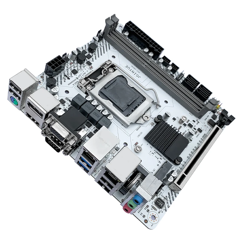 Imagem -05 - Placa-mãe Jginyue-itx Lga 1150 Intel i3 i5 i7 Cpu e3 Ddr3 1600mhz 16gb M.2 Nvme Sata Usb 3.0 Vga Hdmi Jogos Mini-itx H97i