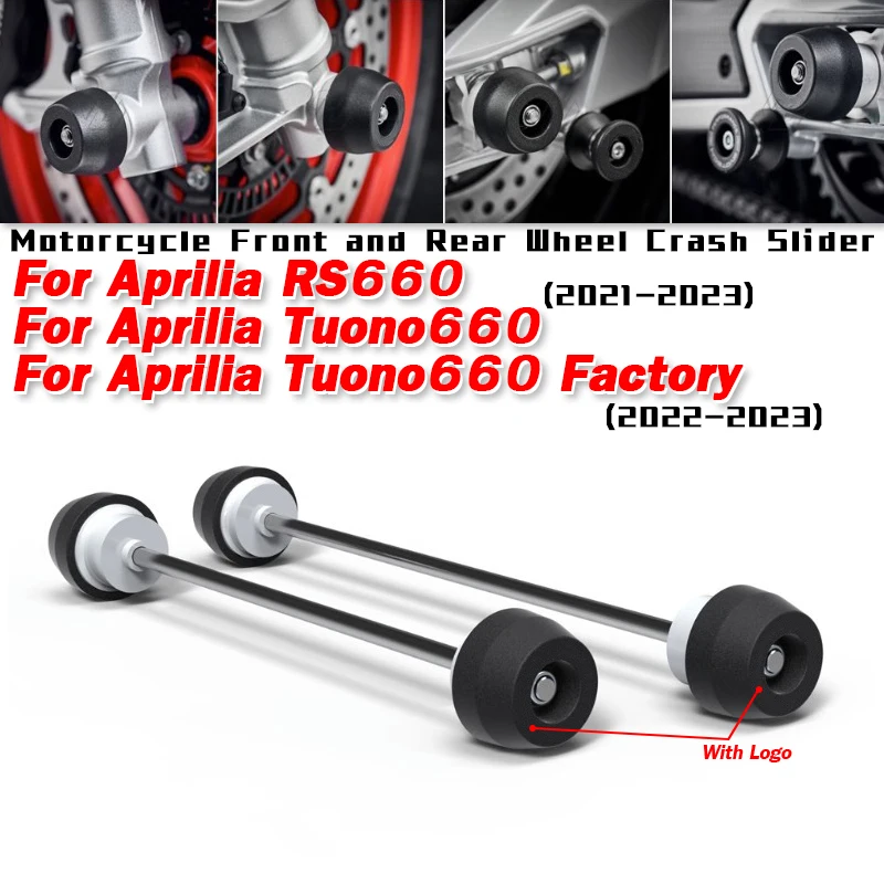 

For Aprilia RS660 / Tuono 660 2021-2023 Motorcycle Front Rear Wheel Spindle Crash Protection Slider Pads Anti-falling Protector