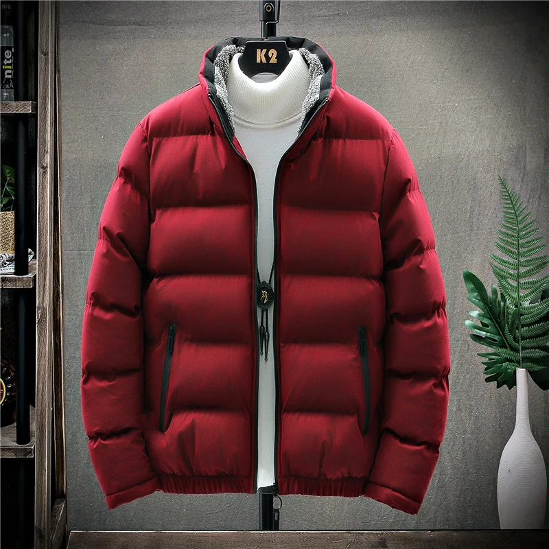 URSPORTTECH Winter Jacket Men Puffer Coats Men Winter Male Jacket Coats Windbreaker Coats Oversized Men Down Jackets Overcoat