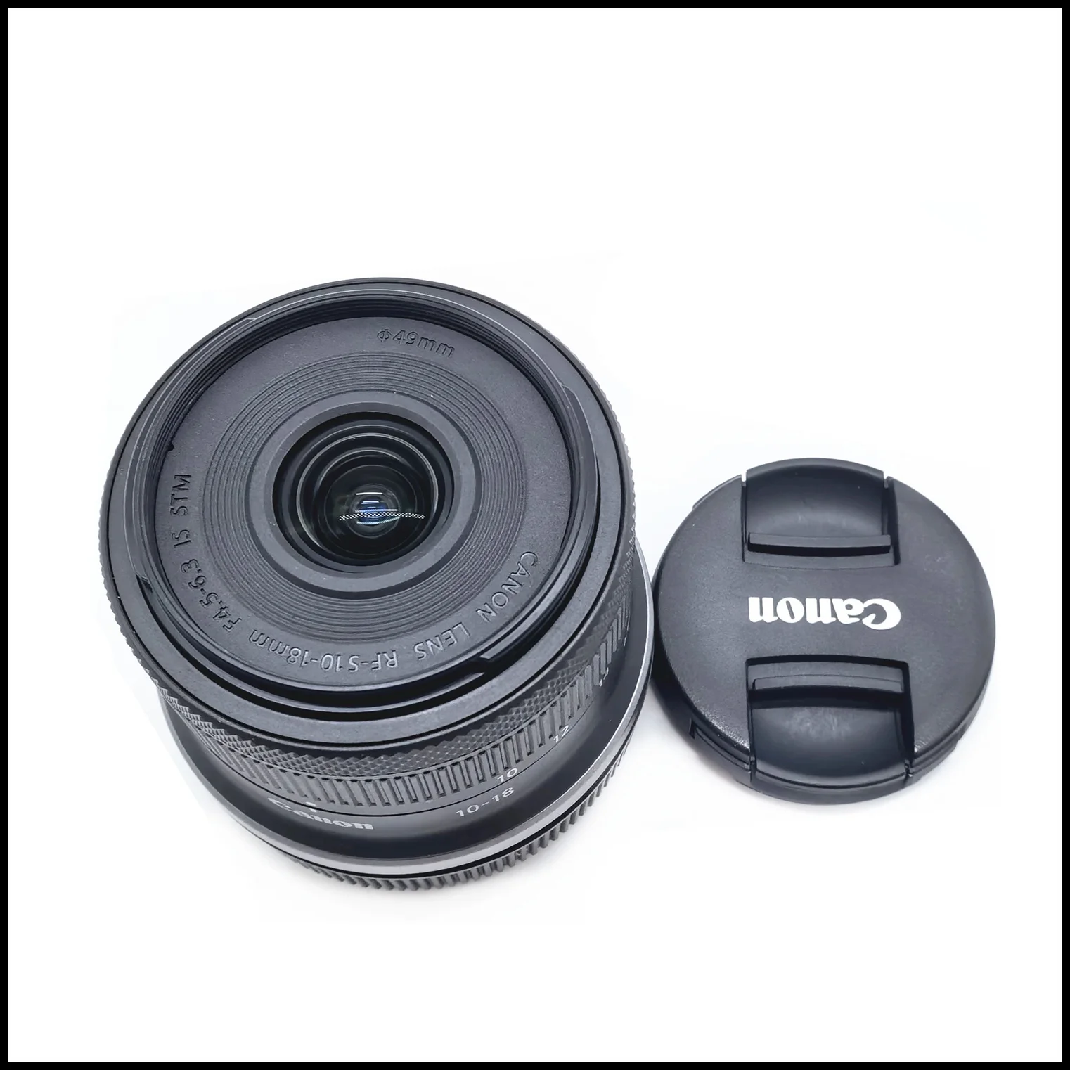 98% New Genuine For Canon RF-S 10-18mm F4.5-6.3 IS STM Ultra Wide Angle Zoom Lens Anti Shake STM Auto Focus APS-C Camera Lens