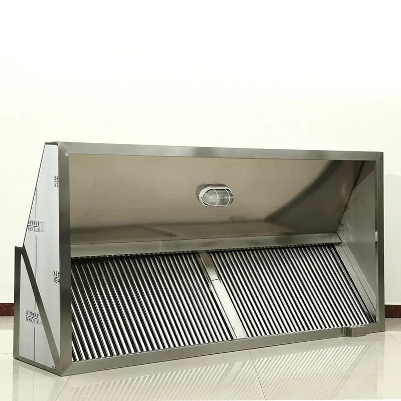 Stainless steel purification smoke hood, frying and suction shop, chicken shop, rice, kitchen, commercial canteen, range hood