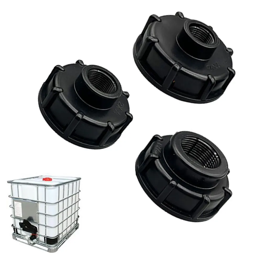 IBC Container Cap Tank Adapter 1pc 4 /6 /1 Inch Inner Black Female Adapter For IBC Tank Fitting Connecter New High Quality