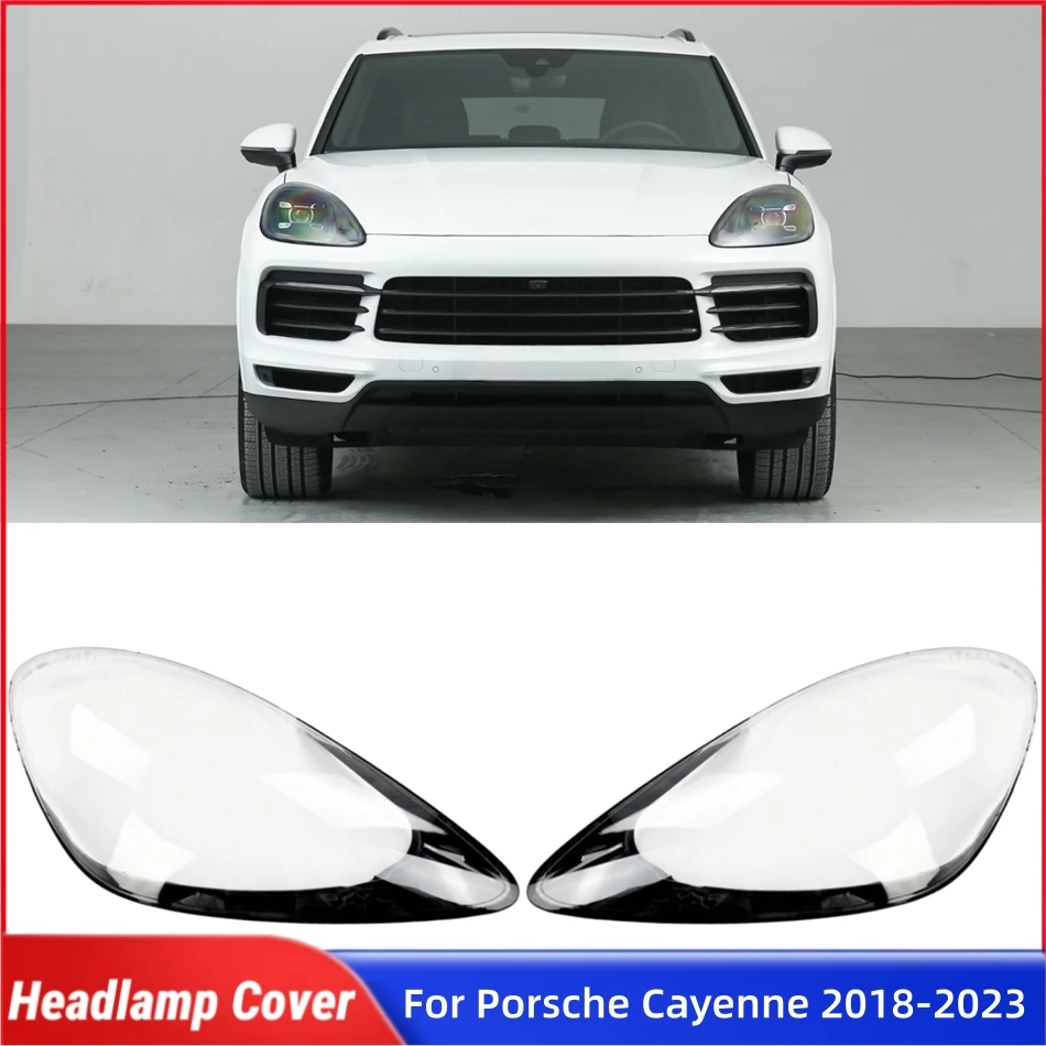 

Для Porsche Cayenne 2018 2019 2020 2021 2022 2023 автомобильные аксессуары для автомобилей абажуры корпус лампы резиновая крышка фары