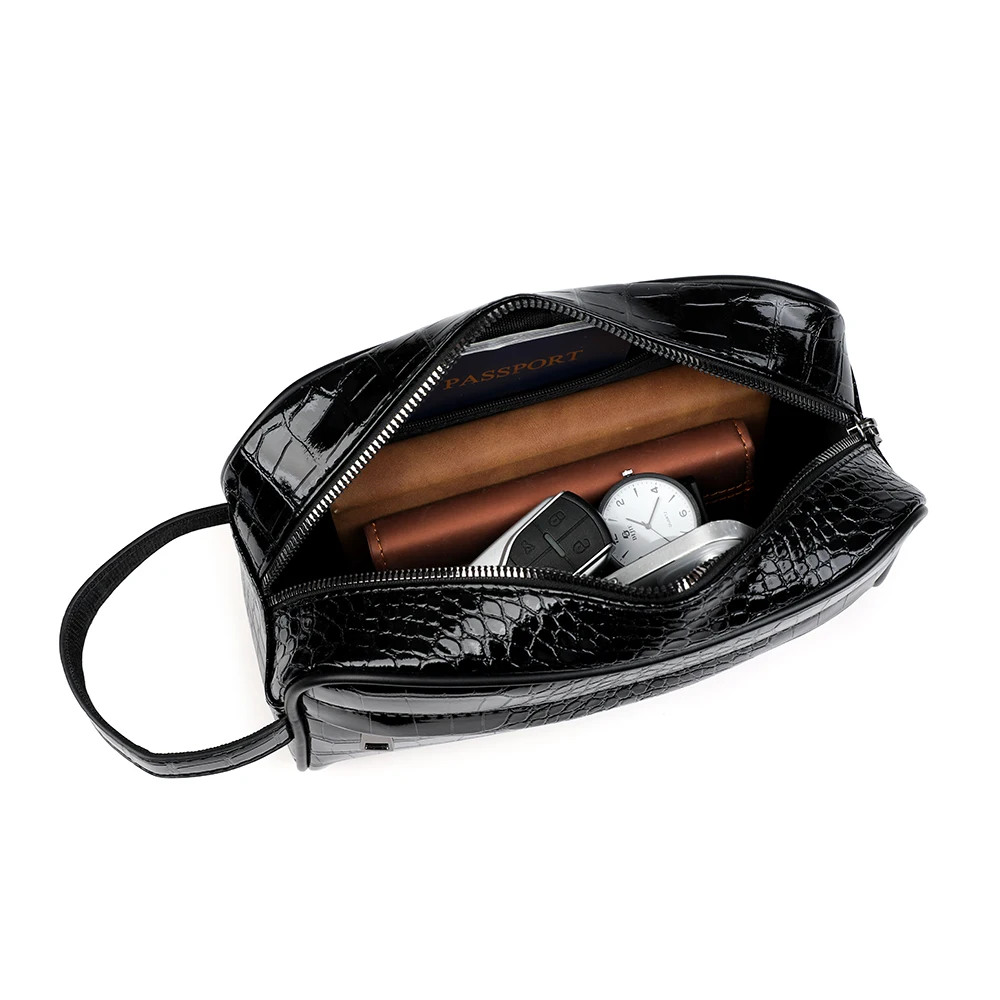 Vintage Style Men's Bag Clutch High Quality PU Leather Clutch Bags Waist Bag For Men Fashion Casual Wasit Strap Wallet Man Pouc view 4