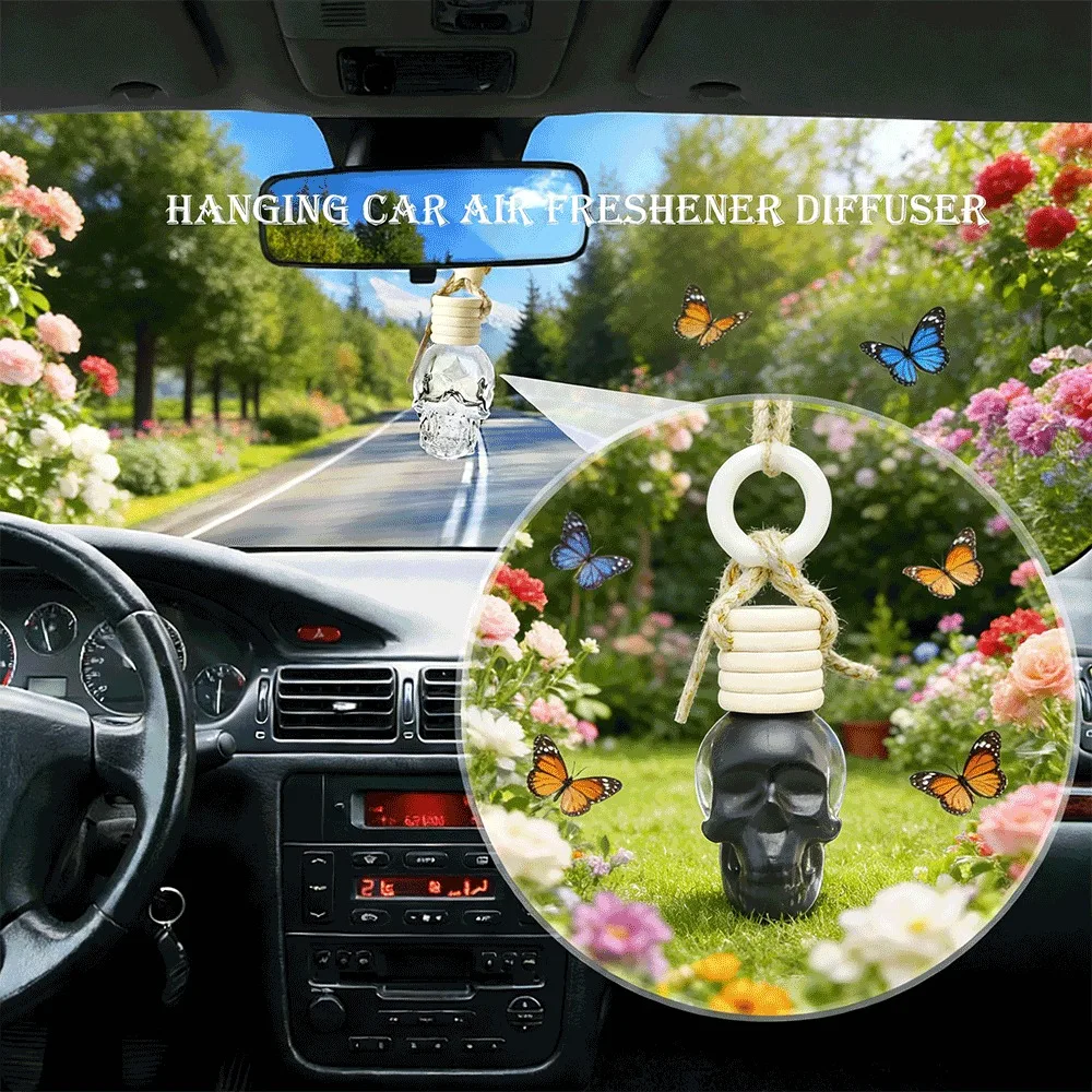 Difusor ambientador para coche, ambientador colgante, crema de vainilla, aceite aromático, difusor de aire para coche, fragancia duradera