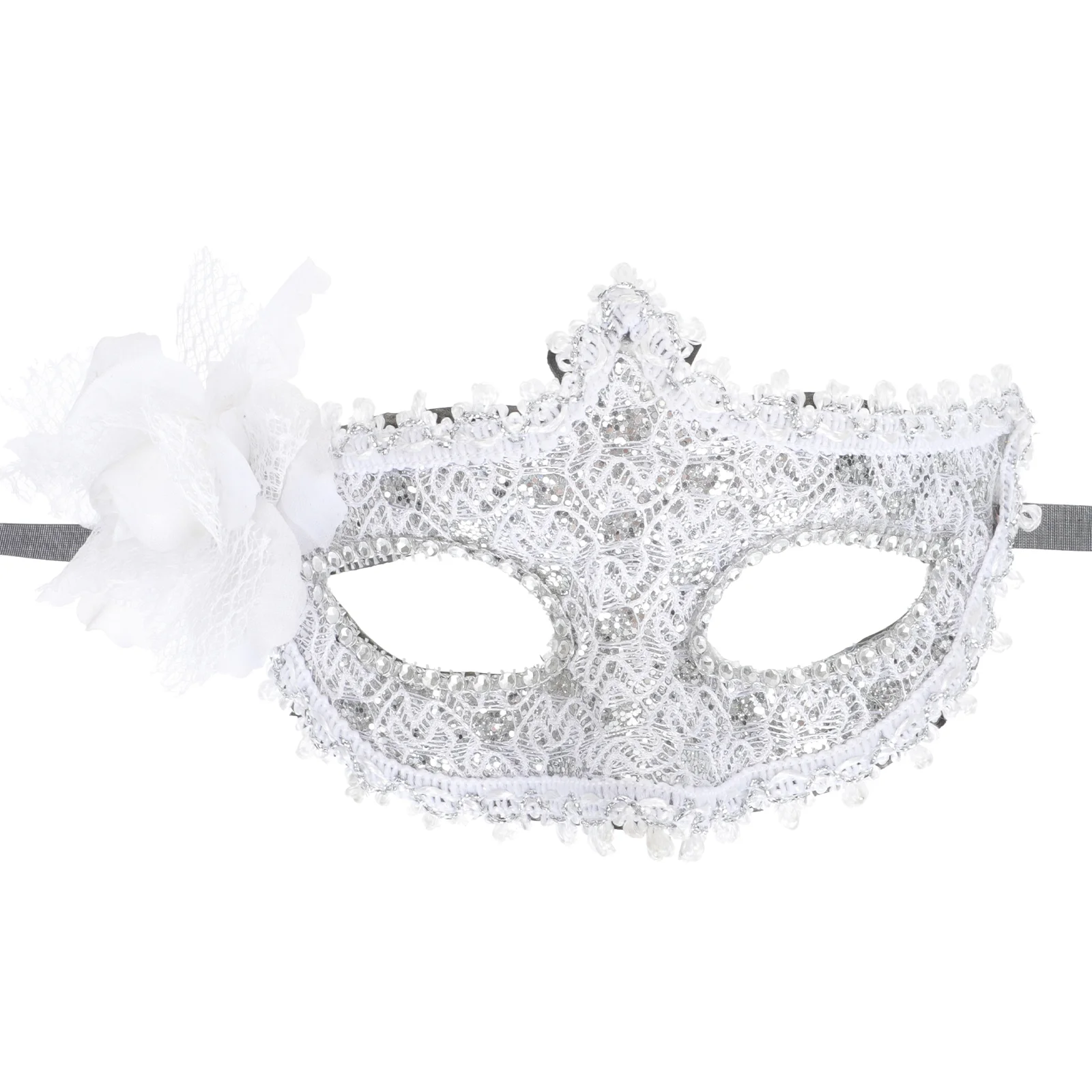 Carnival Mask Delicate Masquerade Eye Props Decorate for Lady Halloween Masks Plastic Party Decorative Miss Lace