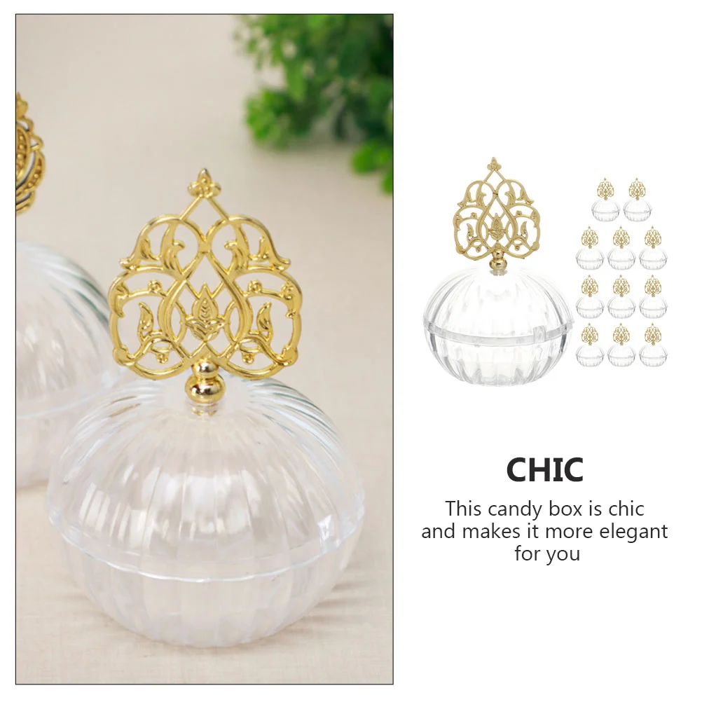 علبة حلوى ذات طراز فريد من نوعه، حافظات صغيرة للحفلات وحفلات الزفاف #6