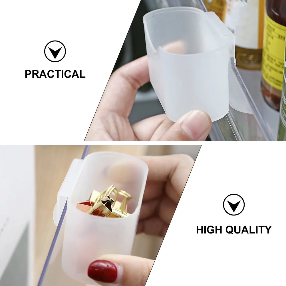 8Pcs Plastic Refrigerator Organizer Seasoning Packet Holder Fridge Hanging Box Mini Storage Case Kitchen Storage Solution