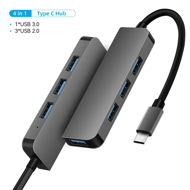 11 in 1 USB C HUB Type  to 4K HDTV-compatible  3.0 Adapter Multifunction Docking Station for